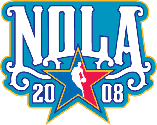 NBA All-Star Game 2008 Alternate Logo v3 iron on transfers for T-shirts